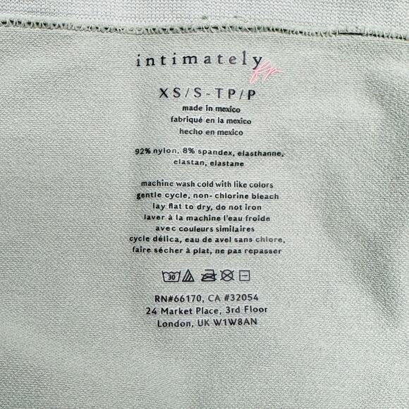 Free People Intimately Cropped Top Wide Strap Mermaids Tail Women's XS/S NWT - Picture 5 of 6